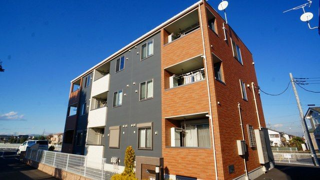 前橋市東善町のアパートの建物外観