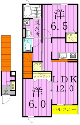 プライム　ヒルの間取り