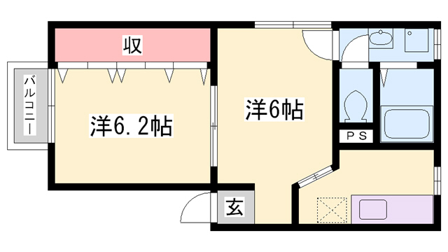 エルムＡの間取り