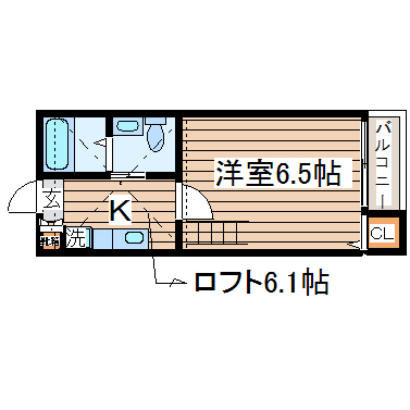 stage福沢町の間取り