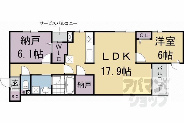MAiSON dE BORO 御所南の間取り写真