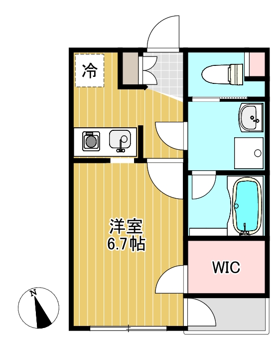 クレア・ハイツの間取り