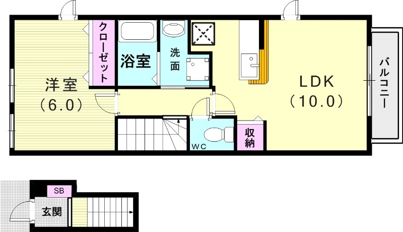 グレース参番館の間取り