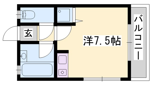 Ｍハイツ城北の間取り