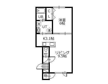 Ｃｒｕｌｉｄｅ　（クルリデ）の間取り