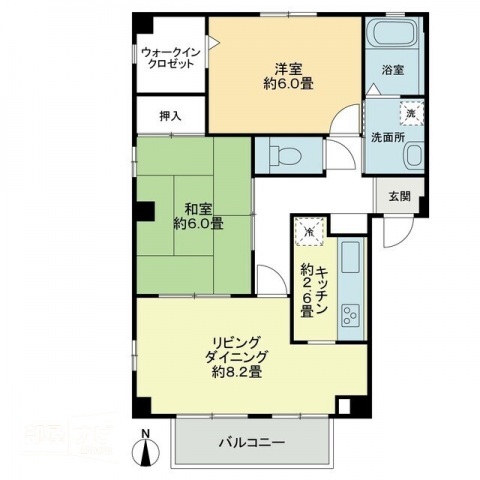 【フォブール泉川の間取り】