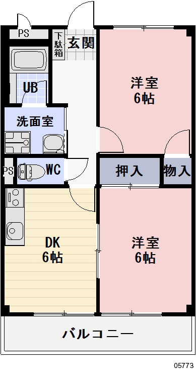 ロザージュIIの間取り