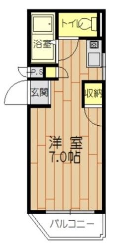 福岡市中央区地行のマンションの間取り