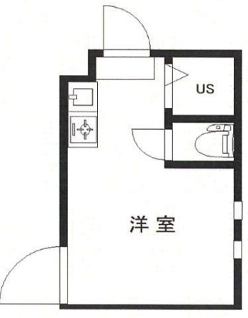 中野区鷺宮のアパートの間取り