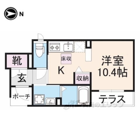 ロイヤルハイツしき２番館の間取り