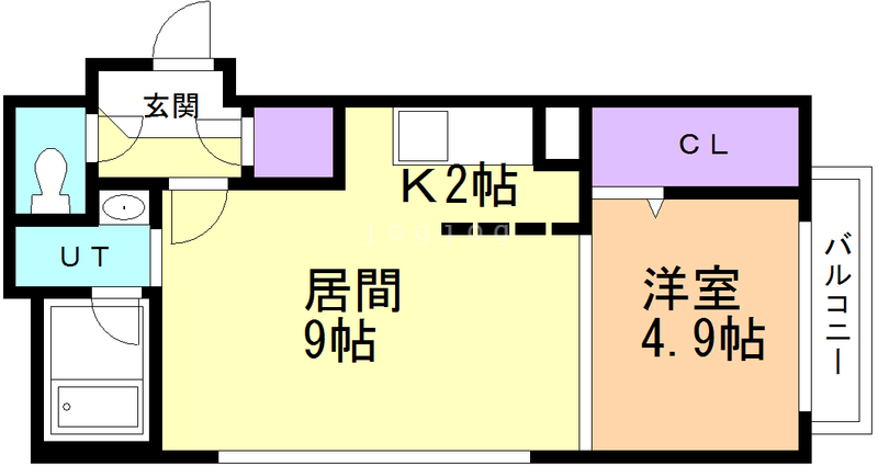 Ｂｒｉｇｈｔ東札幌の間取り