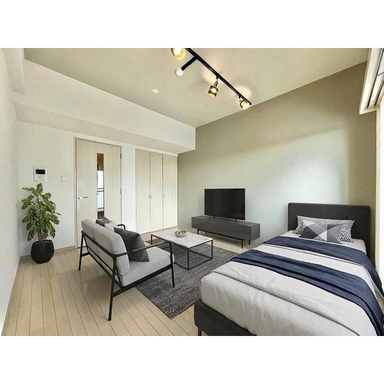 居室・リビング　画像はＣＧ加工しており家具・家電・小物は付帯しません