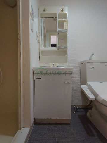 洗面設備　※参考写真です。同じ間取りの別部屋になります。