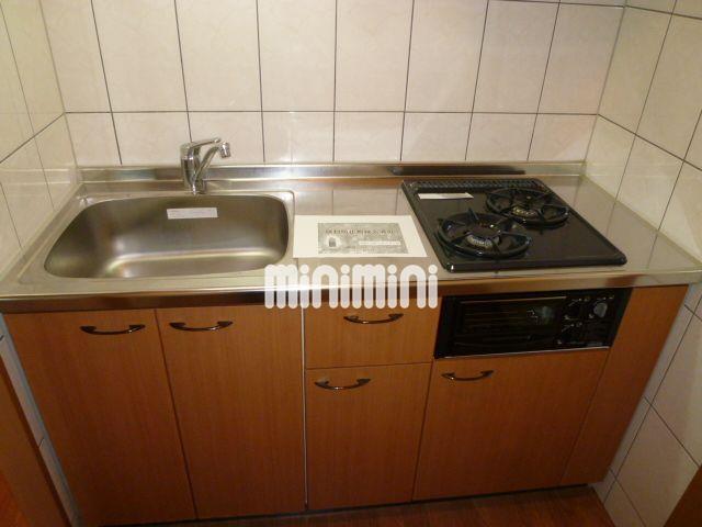 キッチン　システムキッチン２口コンロ