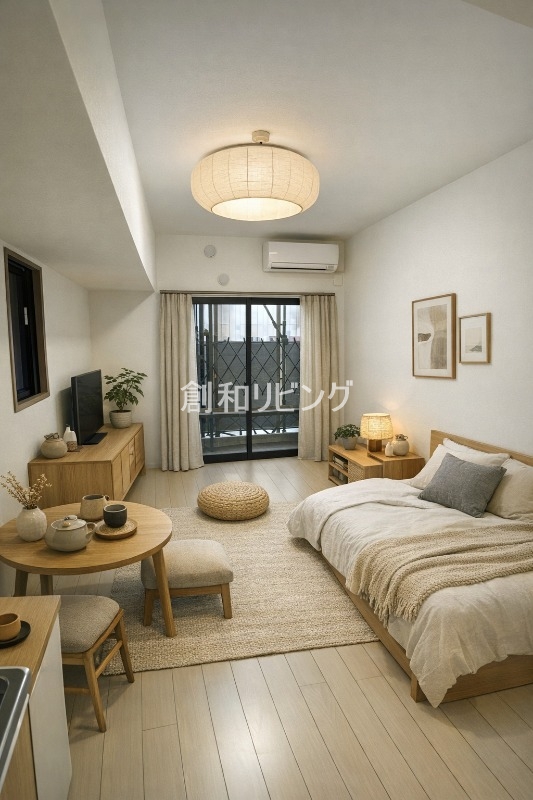 居室・リビング　家具・インテリアはCGです