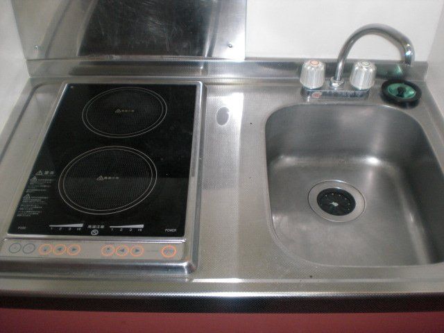 キッチン　２口電気コンロ