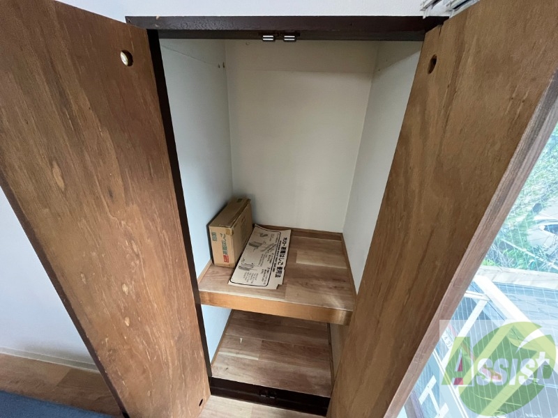 収納　収納もバッチリあるのでお部屋が片付きますよ！