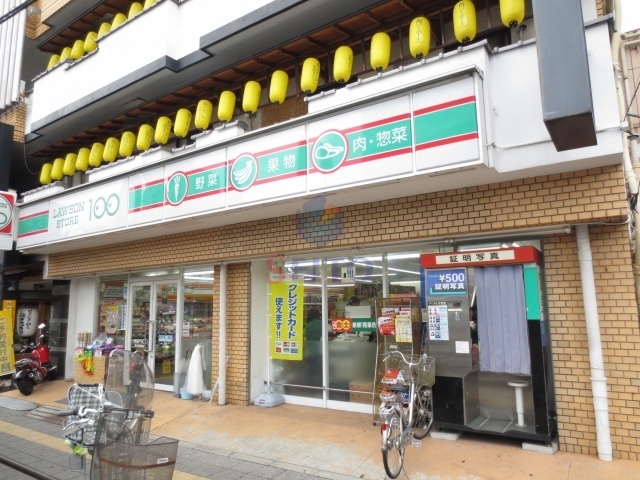 コンビニ　ローソンストア１００豊中服部南店（コンビニ）まで257m