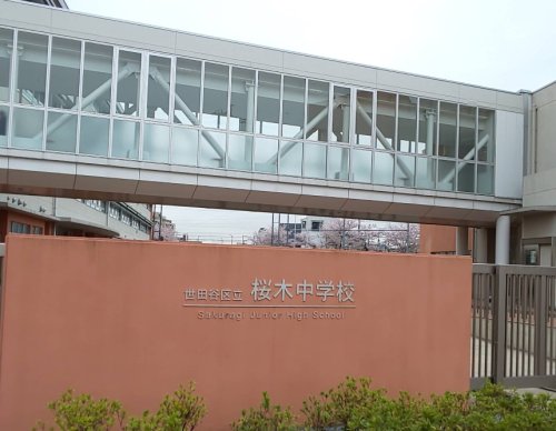 中学校　世田谷区立桜木中学校（中学校）まで1007m