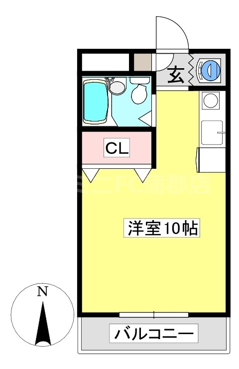 ロランジュ B棟の間取り写真