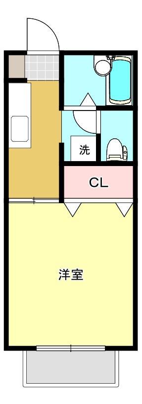 カーサ北真舟の間取り写真