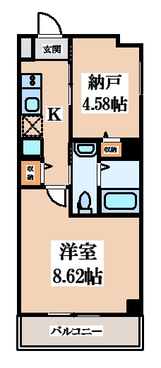 グランシアター高井田の間取り写真
