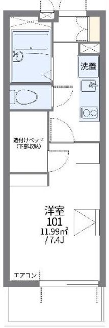 レオパレスフォレストスプリングの間取り写真
