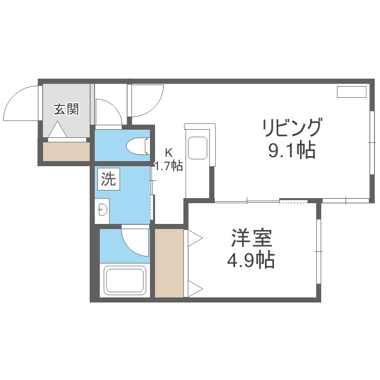 Tiamo asabuの間取り写真