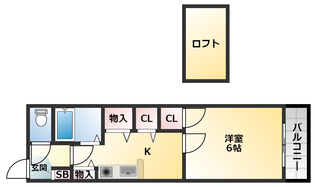 アルファワンの間取り写真