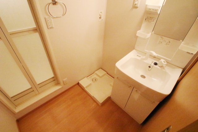 洗面設備　※別号室の参考写真です。