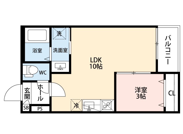 GRANDBLUEnagasuka Iの間取り写真