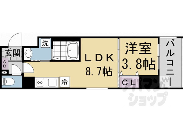 ARCA西京極の間取り写真
