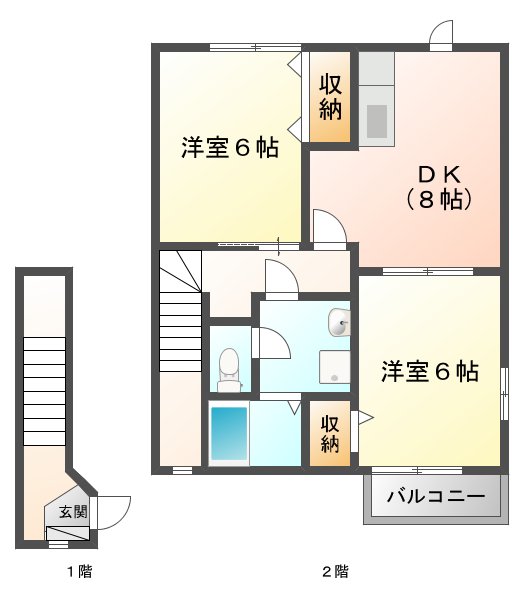 ミレニアＪ・Ｋ IIの間取り