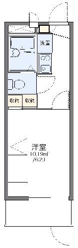 レオパレスアルカディの間取り