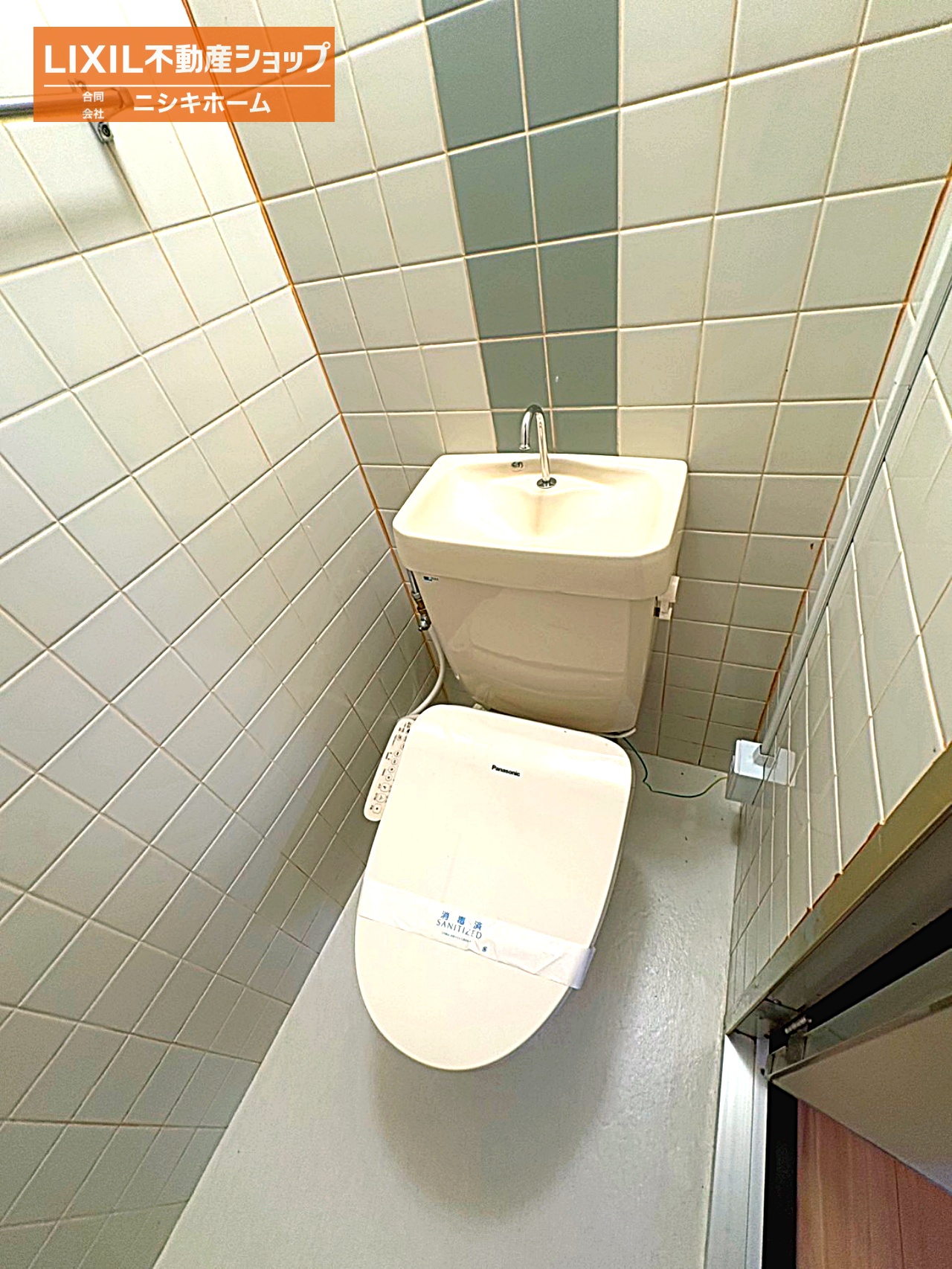 ＪＲ牟岐線 中田駅 徒歩25分 2階建 築40年のトイレ写真