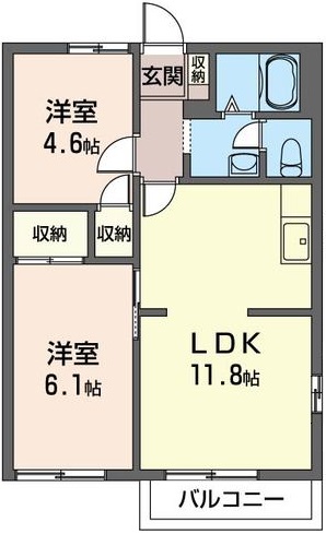 エクリプス・アサBの間取り