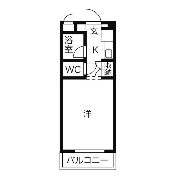 エコーハイツの間取り