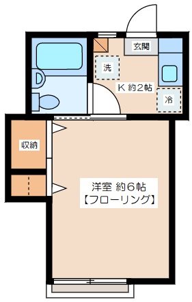 【コーポすずらんの間取り】