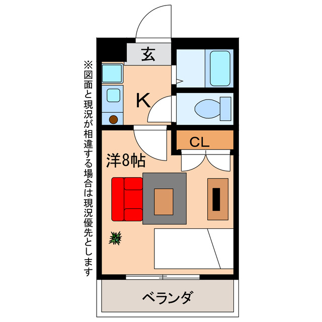 ガーデンコートＥＬＬＥの間取り