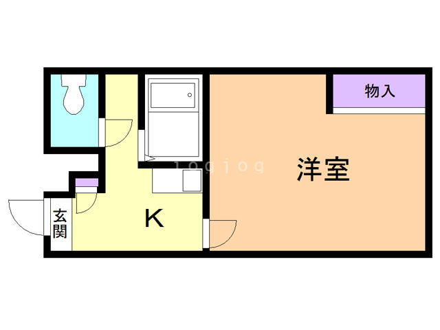 レオパレスしあわせの家の間取り