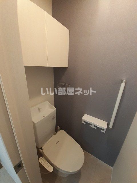 【八女市前古賀のアパートのトイレ】
