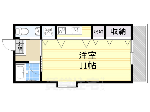 高槻市城北町のマンションの間取り