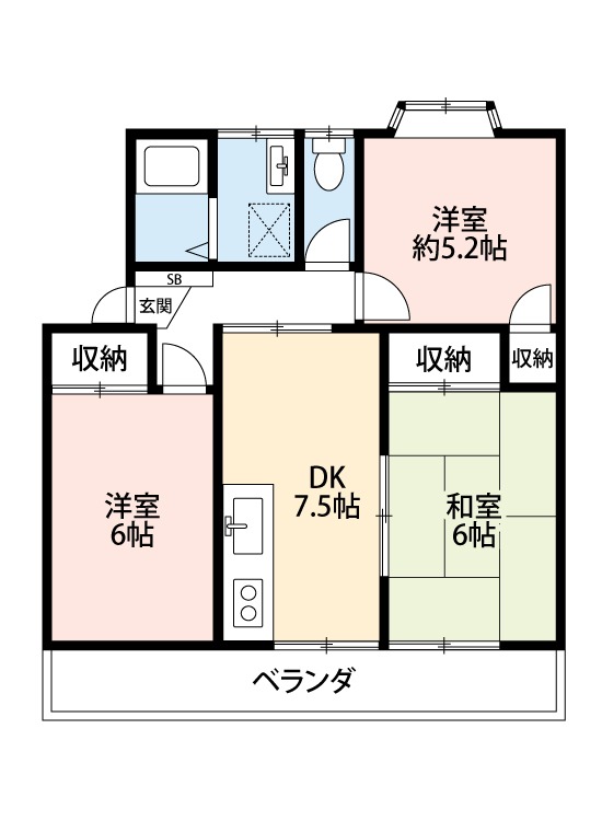 サンタハウスの間取り