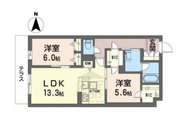 グランファミール箕面小野原の間取り