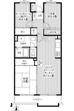 【アルタイル平和台の間取り】