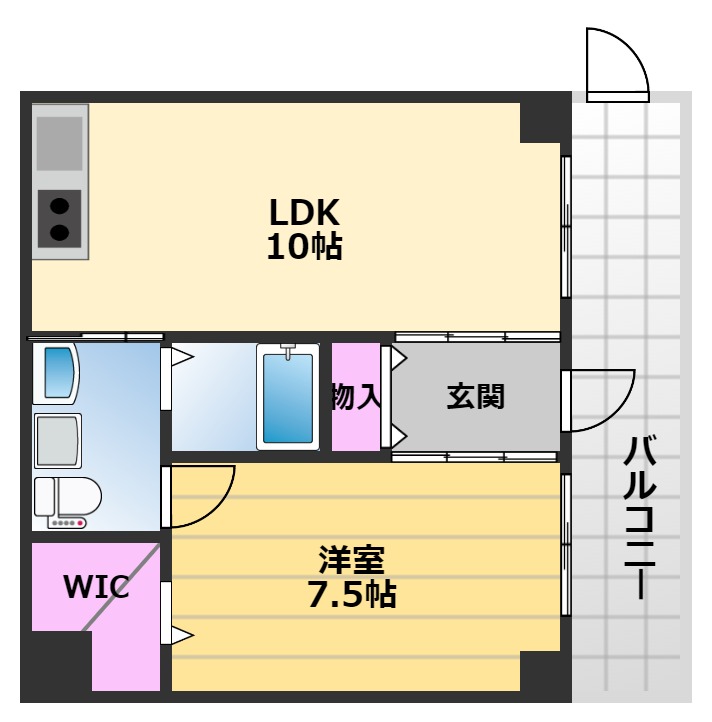 ブランカ堺東の間取り