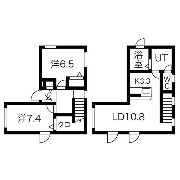 ＣＡＳＡ中島公園の間取り