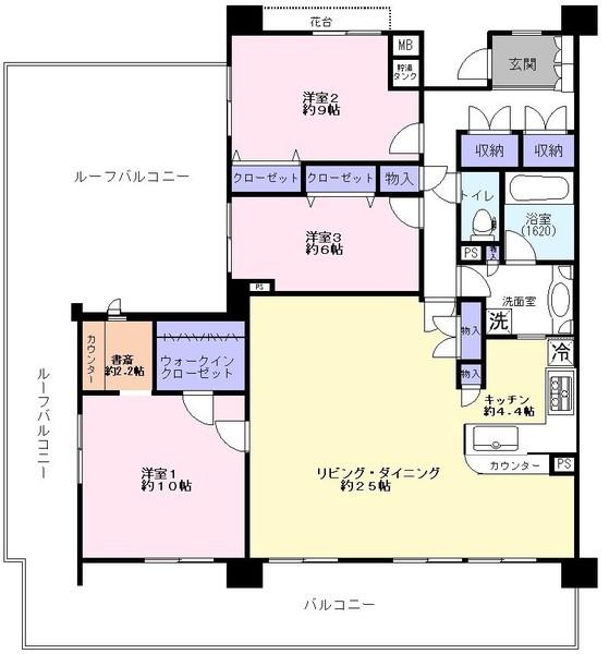 トワイズ白井ステーションマークスの間取り