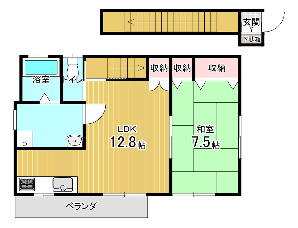 アルコハイツの間取り