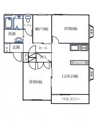 アトランティアの間取り